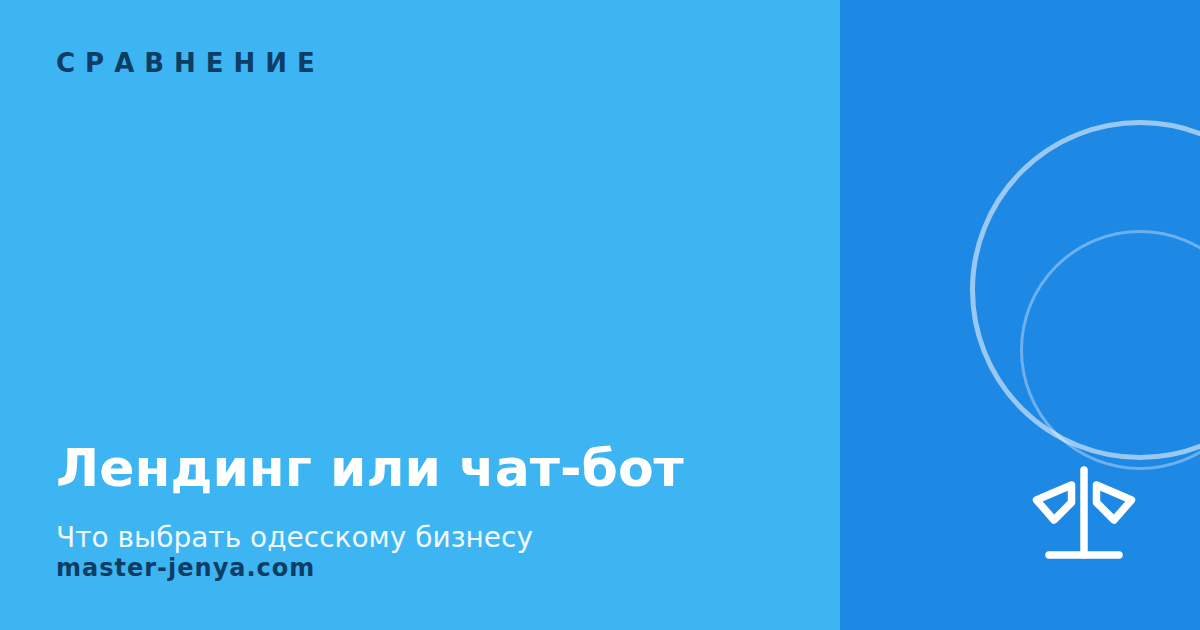 Лендинг или чат-бот: что выбрать одесскому бизнесу в 2026
